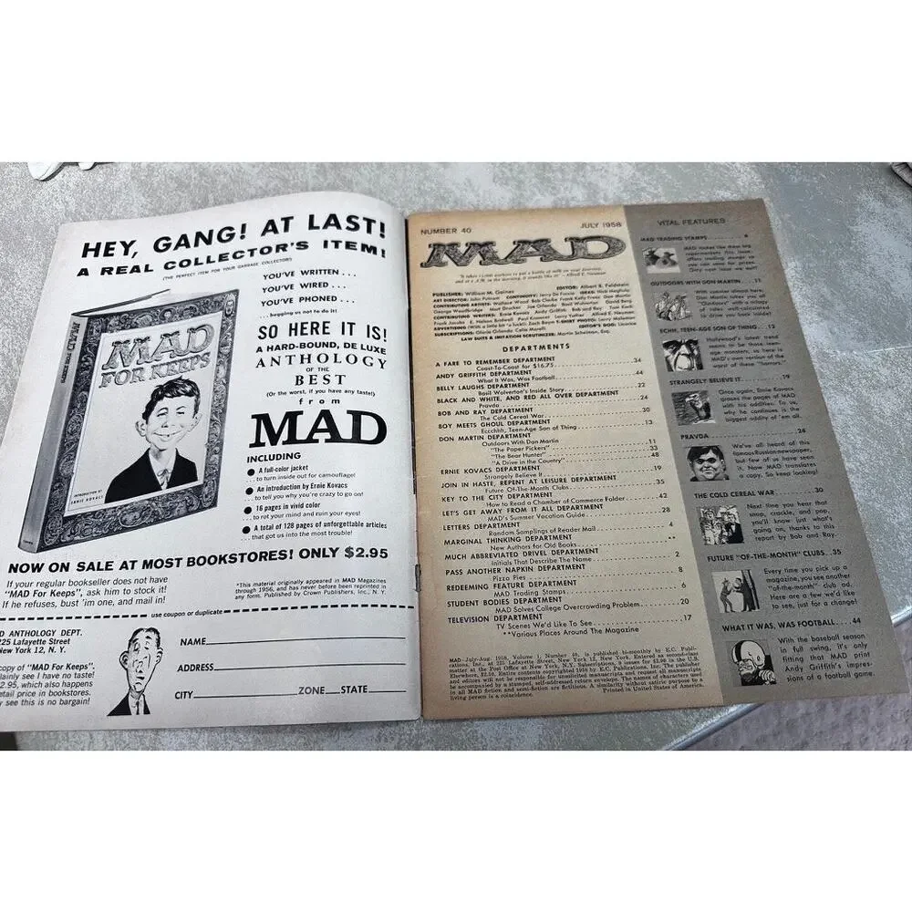 mad Magazine please see